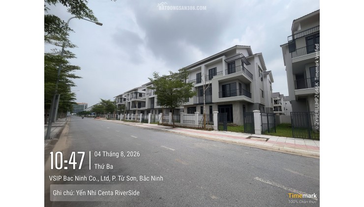 BIỆT THỰ CENTA RIVERSIDE, TỪ SƠN, BẮC NINH – GIÁ TỐT NHẤT GIỎ HÀNG